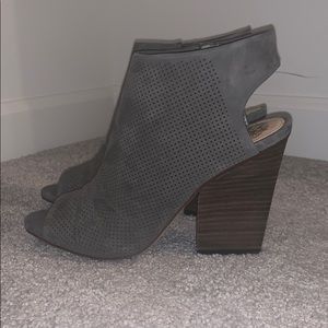 Vince Camuto open toe booties